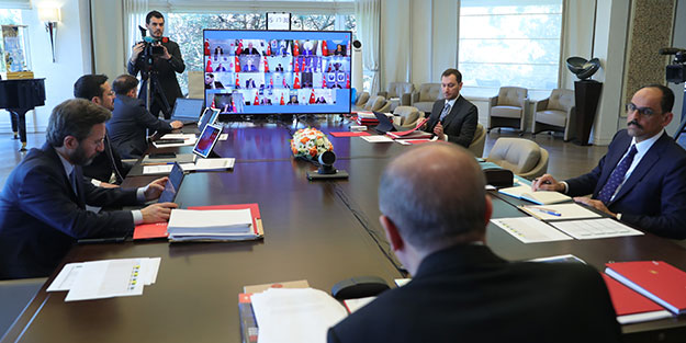 Cumhurbaşkanlığı Kabinesi, Cumhurbaşkanı Erdoğan başkanlığında toplandı