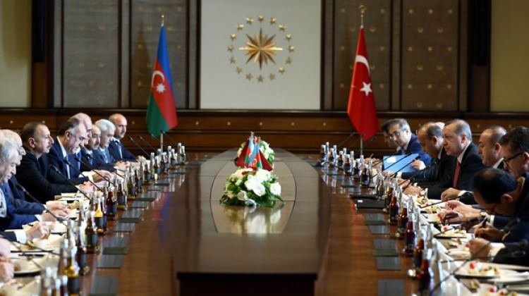 Cumhurbaşkanlığı Külliyesi'nde tarihi buluşma