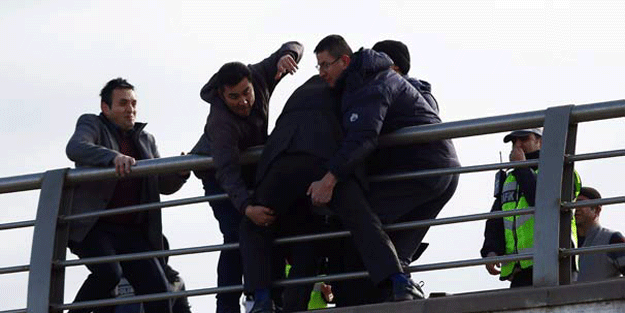 Cumhurbaşkanlığı önünde hareketli dakikalar… Son anda engellendi