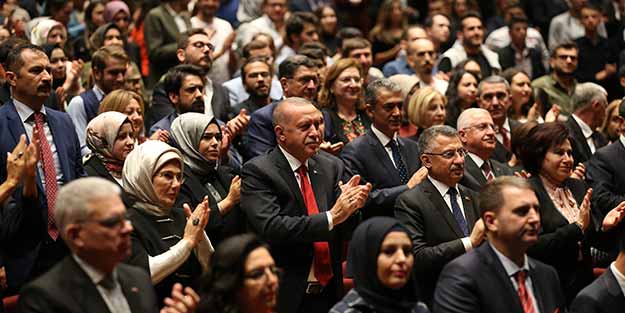 Cumhurbaşkanlığı Senfoni Orkestrası'nda yeni sezon açılışı yapıldı! Erdoğan da katıldı