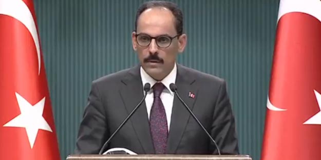 Cumhurbaşkanlığı Sözcüsü İbrahim Kalın'dan çok önemli açıklamalar!