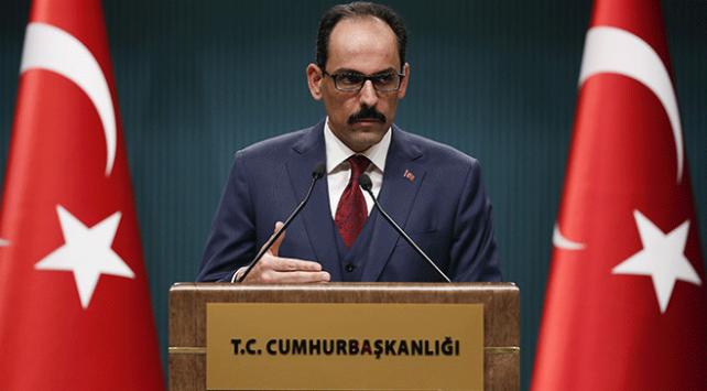 Cumhurbaşkanlığı Sözcüsü Kalın'dan Münbiç açıklaması