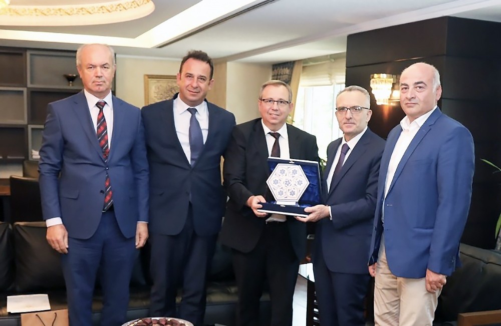 Cumhurbaşkanlığı Strateji ve Bütçe Başkanı Naci Ağbal, Trakya Üniversitesi heyetini kabul etti 