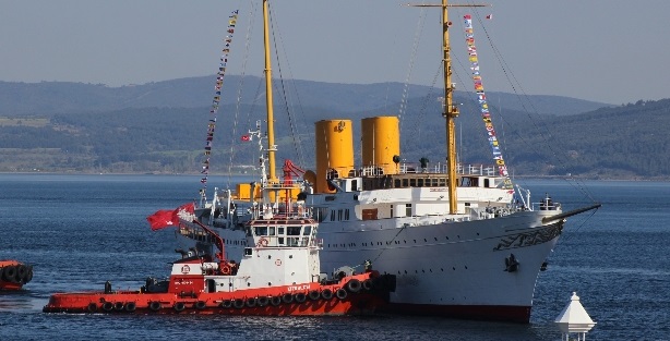 Cumhurbaşkanlığı yatı Savarona Çanakkale’de