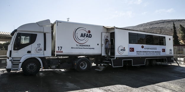 Cumhurbaşkanlığından mobil basın TIR'I