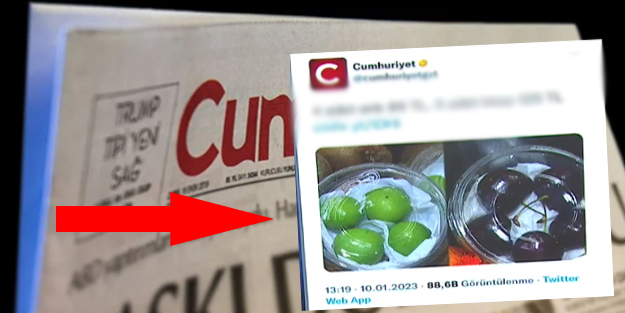 Cumhuriyet gazetesi yine bildiğiniz gibi! Vatandaş alay etmesin de ne yapsın