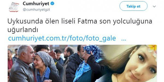 Cumhuriyet gazetesi şehide 'şehit', teröriste 'terörist' diyemedi