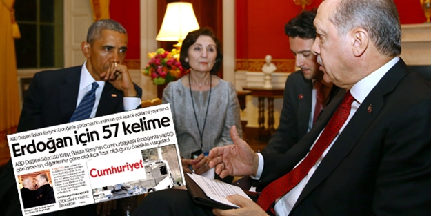 Cumhuriyet gazetesine Obama şoku