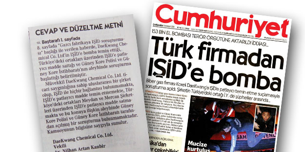 Cumhuriyet’in bir manşeti daha yalan çıktı