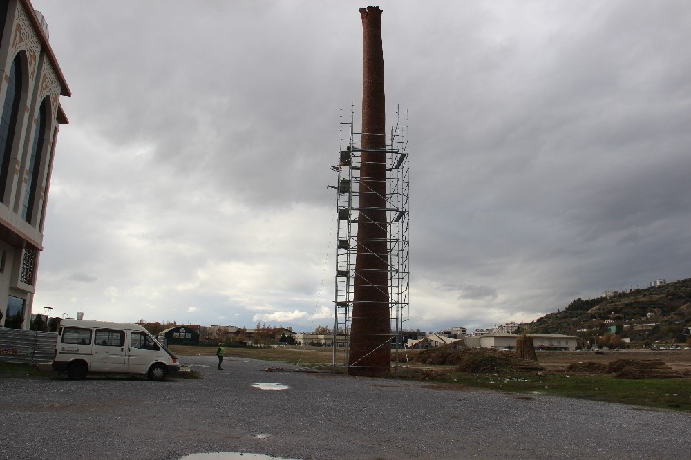 Cumhuriyetle yaşıt baca tarihe, çevresi de AYTO’ya kazandırılıyor 