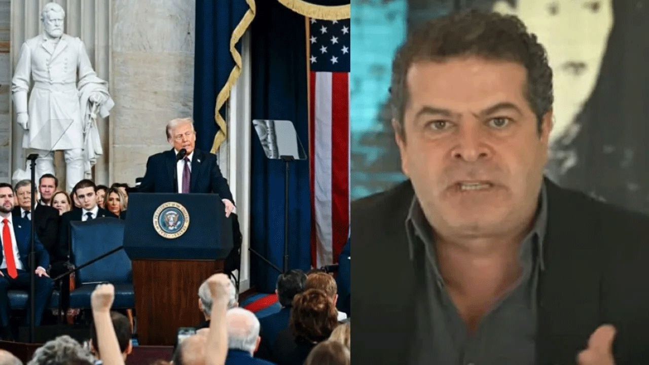 Cüneyt Özdemir bile dayanamayarak söyledi: Laik Amerika'daki tören Türkiye'de yapılsa