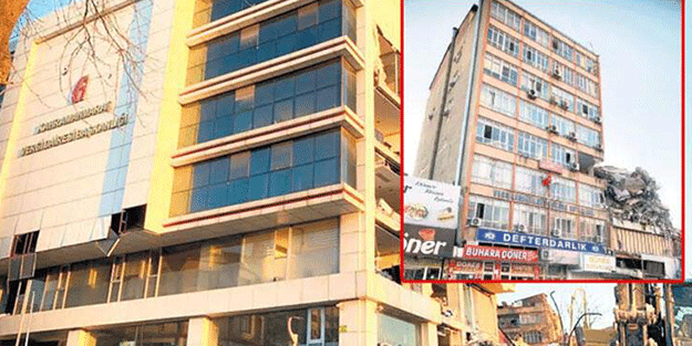 Çürük bina dayandı, yenisi hasar aldı!