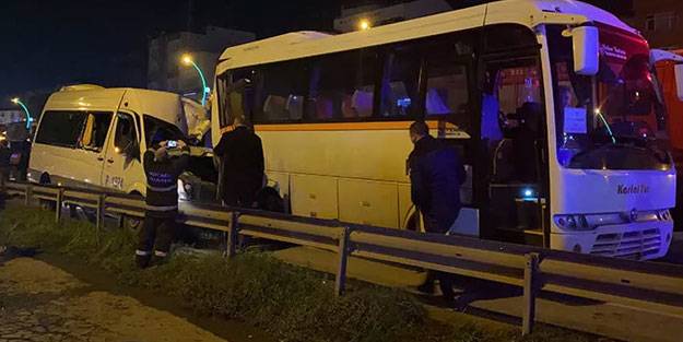 D-100 Karayolu’nda feci kaza!