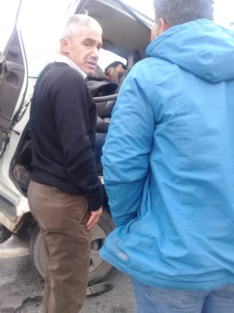 D-100 karayolunda kaza: 1 yaralı 
