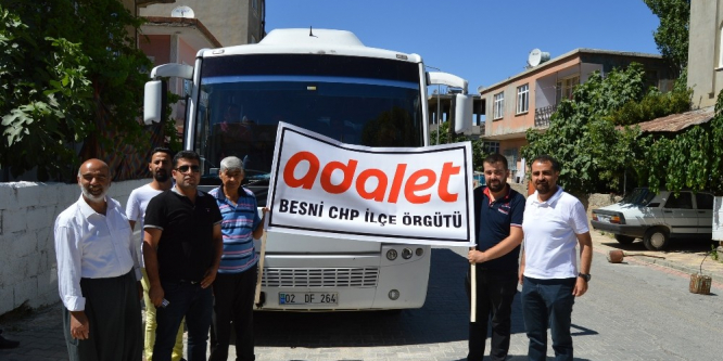 CHP Besni Teşkilatı yola çıktı