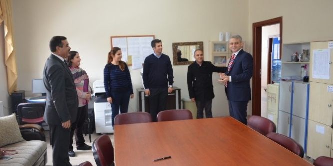 Kaymakam Osman Güven’den okullara ziyaret