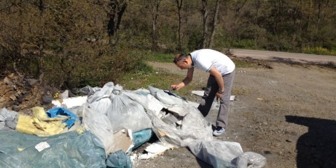 Gebze’de kaçak atık denetimi
