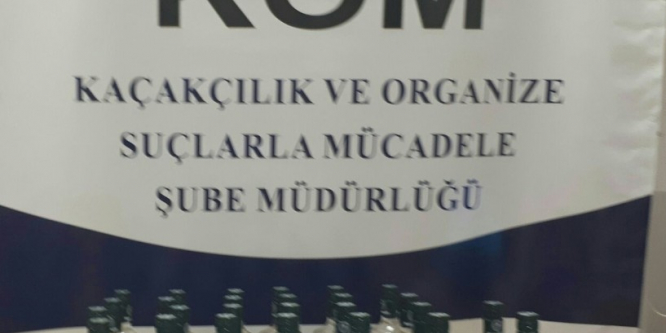 Eskişehir’de kaçak sigara ve içki operasyonu