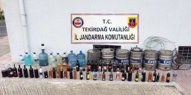 Bin 650 litre sahte içki yakalandı