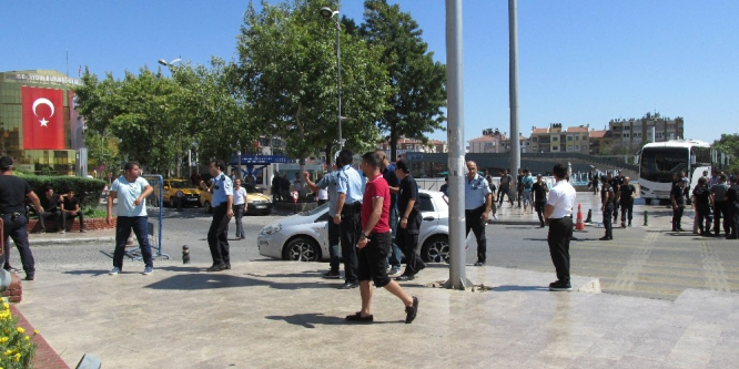 Meydan kavgasını polis önledi