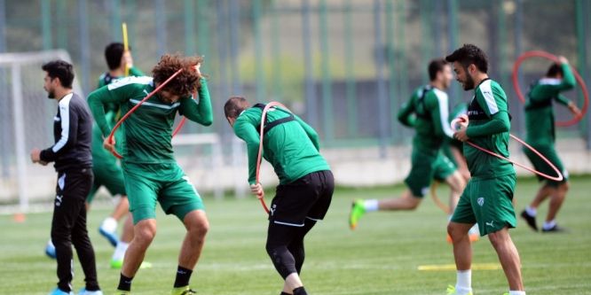 Bursaspor’dan neşeli antrenman
