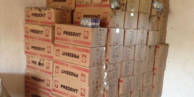 15 bin adet kaçak ampul ele geçirildi