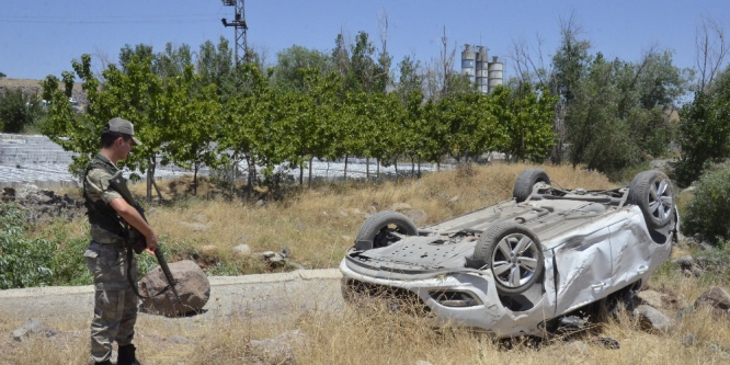 Otomobil takla attı: 4 yaralı!