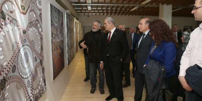 Bursa'da Gök, Kubbe / Boşluk Mimar Sinan sergisi sanatseverlerle buluştu