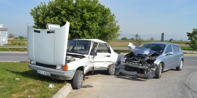 Manisa’da trafik kazası: 1 yaralı