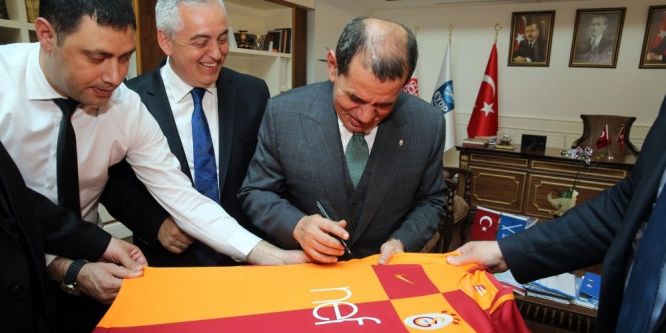 Galatasaray Başkanı Özbek’ten Başkan Aydın’a ziyaret