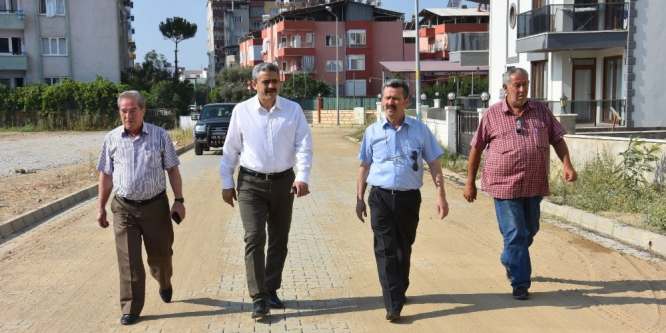Nazilli’de üst yapı çalışmaları sürüyor