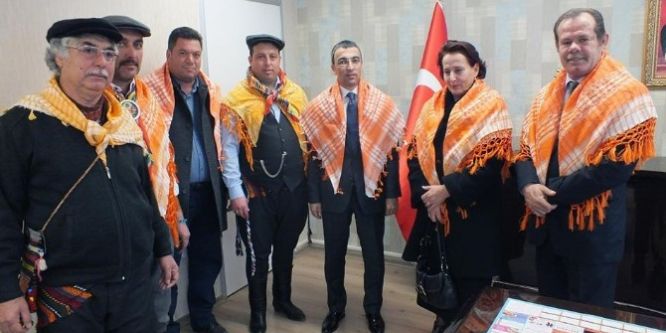 Milaslı Yörüklerden kurum amirlerine ziyaret