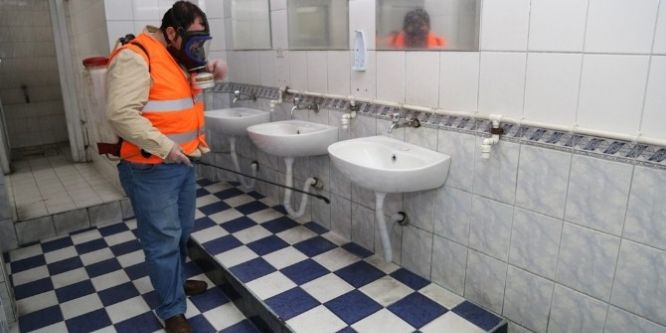 Melikgazi’de okullar ilaçlanmaya başlandı