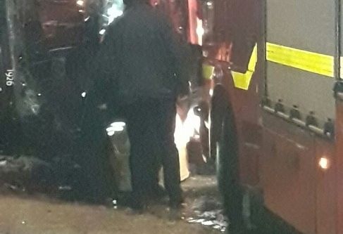 Yolcu otobüsü kaza yaptı!