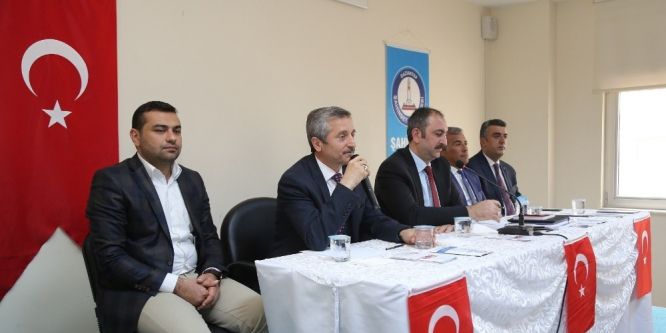 Gül ve Tahmazoğlu vatandaşlarla bir araya geldi