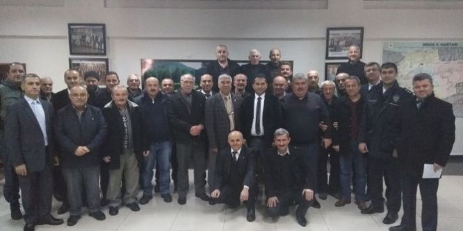 Emniyet Müdürü Deniz muhtarlarla bir araya geldi