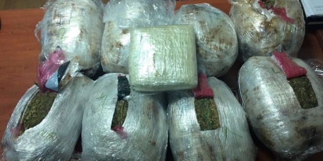 21 kilo esrar ele geçirildi