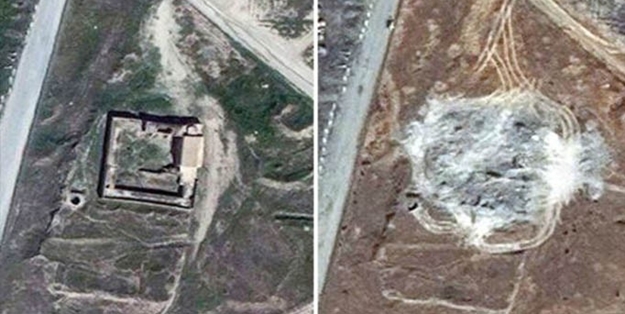 DAEŞ, Hristiyan merkezini yerle bir etti