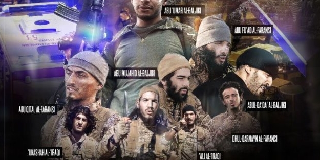 DAEŞ, Paris saldırısını faillerinin fotoğraflarını yayınladı