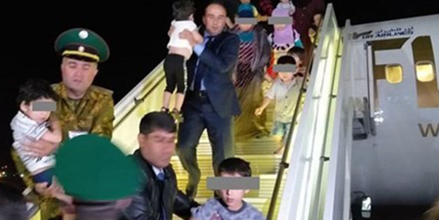 DAEŞ saflarına katılmışlardı! Çocukları Irak’tan alındı