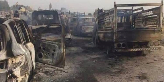 Konvoy vuruldu! 250 terörist öldürüldü