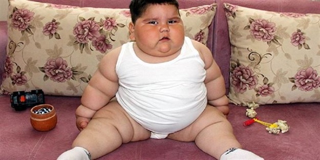 Daha 1,5 yaşında ama 32 kilo