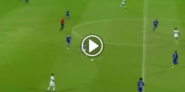 Daha golü atmadan sevincini yaşadı!