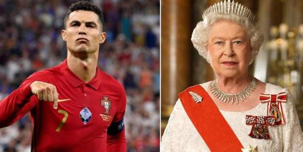 Daha önce yaşanmadı! İngiltere Kraliçesi ilk kez Ronaldo'dan istedi