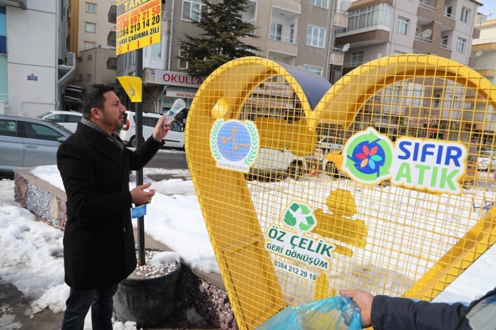 Daha temiz ve yaşanılabilir bir Nevşehir için, pet şişeler kumbaraya 