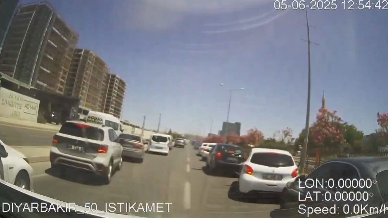 Dakikalarla hayat kurtarıldı! Diyarbakır’da duyarlı sürücüler kamerada