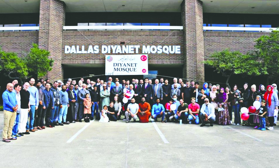“Dallas Diyanet Camii” ibadete açıldı