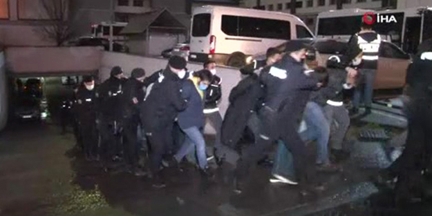 “Daltonlar” çetesine eş zamanlı operasyon: 44 tutuklama