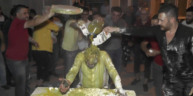 Damadı perişan ettiler