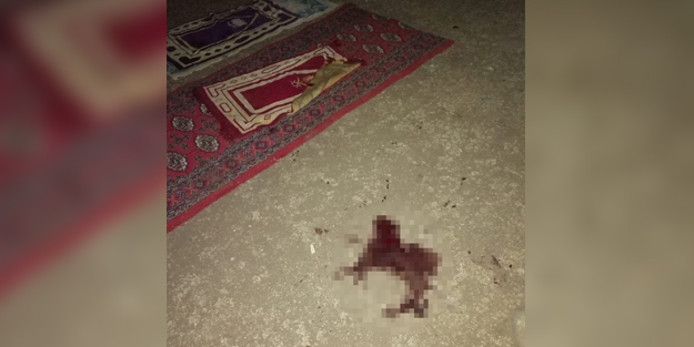 Damadını namaz kılarken silahla vurdu